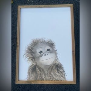 Monkey frame - perfect for a nursery